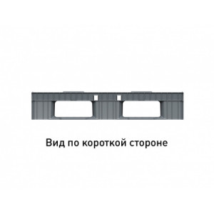 Арт. 02.120. Паллет перфорированный на 3-х полозьях.