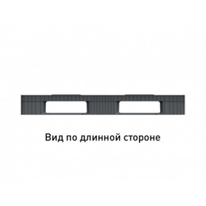 Арт. 02.120. Паллет перфорированный на 3-х полозьях.